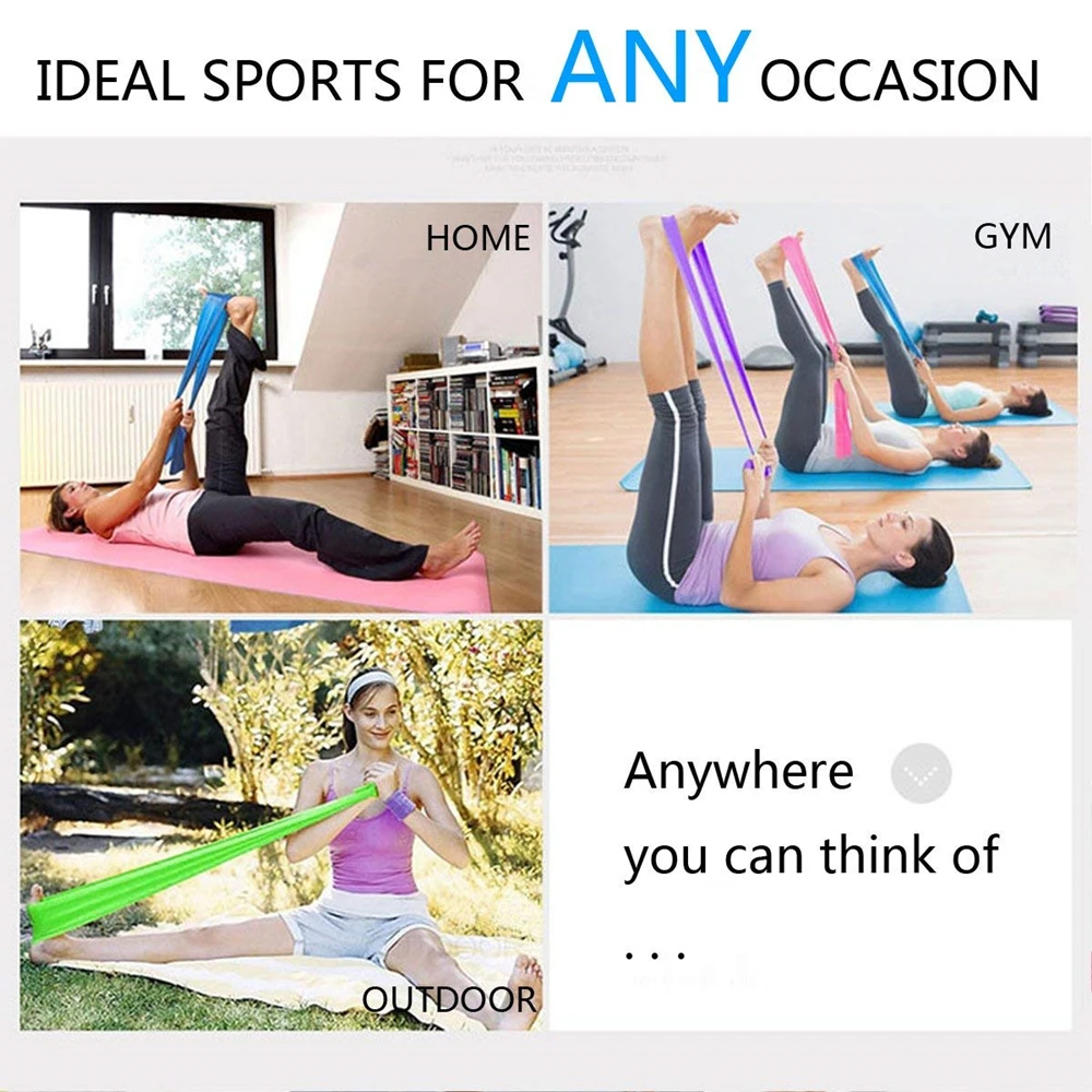 HANDISE Super Exercise Band 7 ft. Long Latex Free Resistance Bands