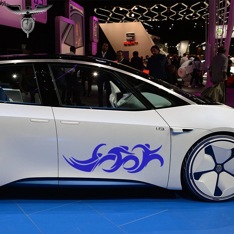 Эмпиризация 3 размера 8 цветов спортивные автомобильные наклейки для триатлона