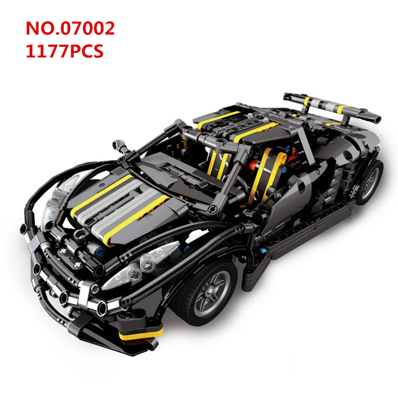 Creator Technic блочный автомобиль серии суперкар Супер гоночный автомобиль модель строительные блоки наборы кирпичи развивающие игрушки для детей подарок - Цвет: 07002 Without Box