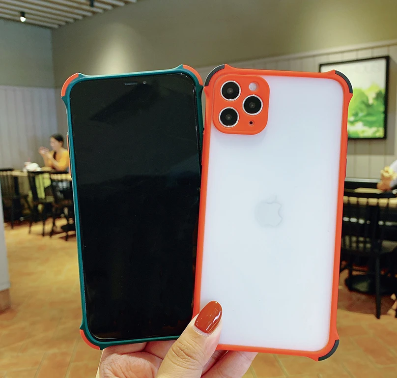 Luxury Shockproof Case For Huawei P40 Lite P30 Mate 20 30 Pro Matte Transparent Ultra Thin Case For Huawei Nova 5 6 7 Pro Se P30