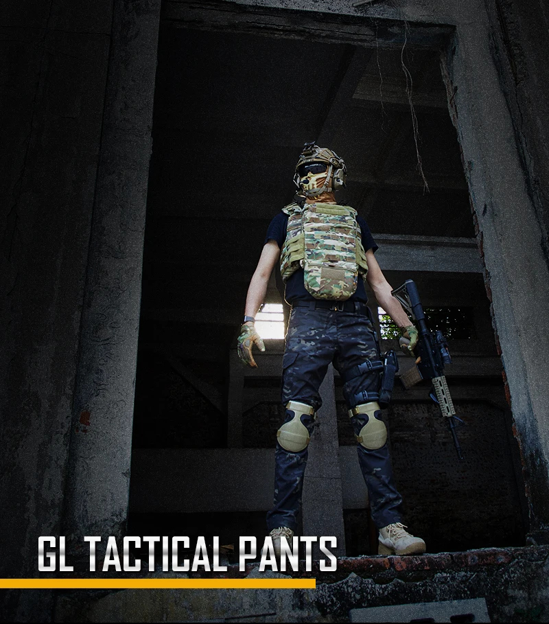 IDOGEAR GL тактические штаны CP полевые страйкбол военные брюки камуфляж гибкие мужские повседневные брюки Мультикам 3204