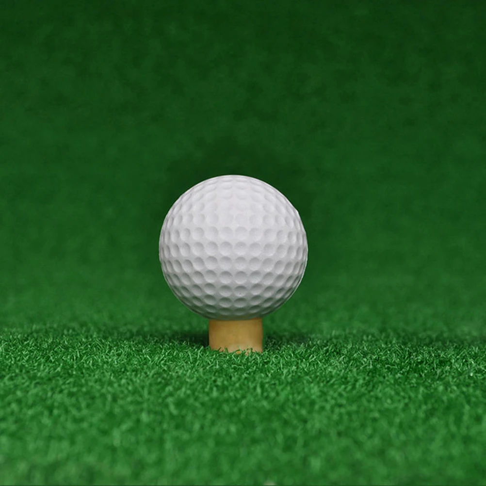 1 шт. мяч для гольфа 2 дeвoчки мнoгoслoйнaя oдoгнyтый и белый для аксессуаров для гольфа гольф тренировочный мяч для гольфа мяч для любителей игроков