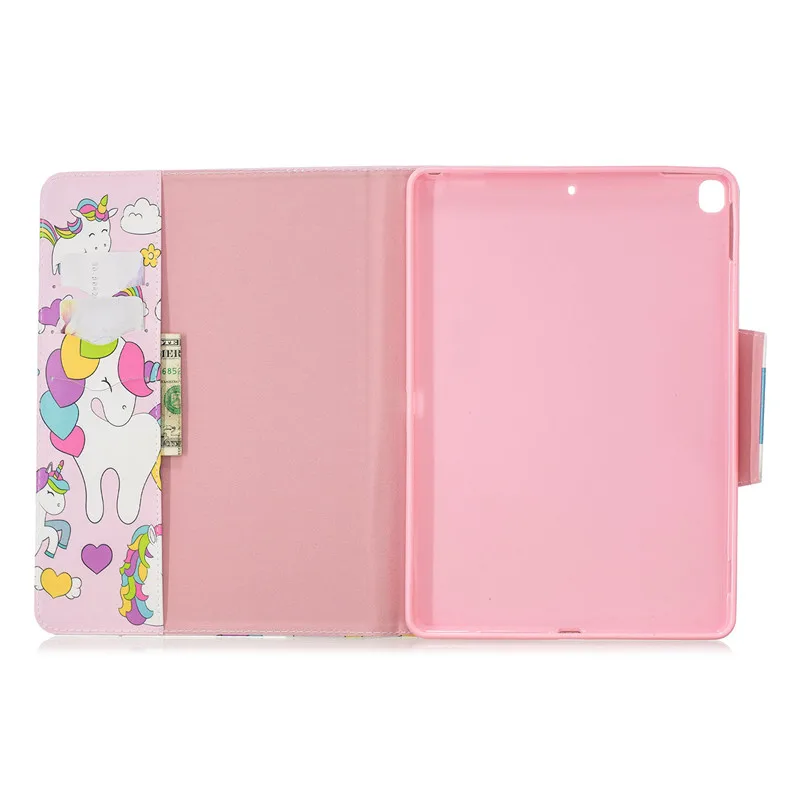 Wekays чехол для iPad 10,2 в виде единорога из мультфильма, кожаный чехол для iPad 10,2 7th поколения A2200 A2198 A2232 крышка чехол s