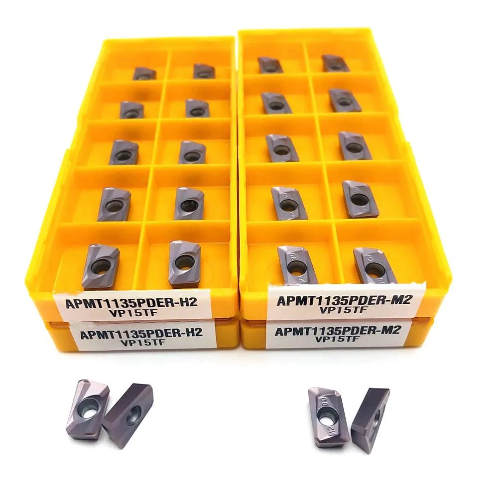 10pcs APMT1135PDER-H2 VP15TF Hartmetall Wendeschneidplatten für Drehmeißel 10pcs APMT1135PDER-H2 VP15TF Hartmetall Wendeschneidplatten für Drehmeißel