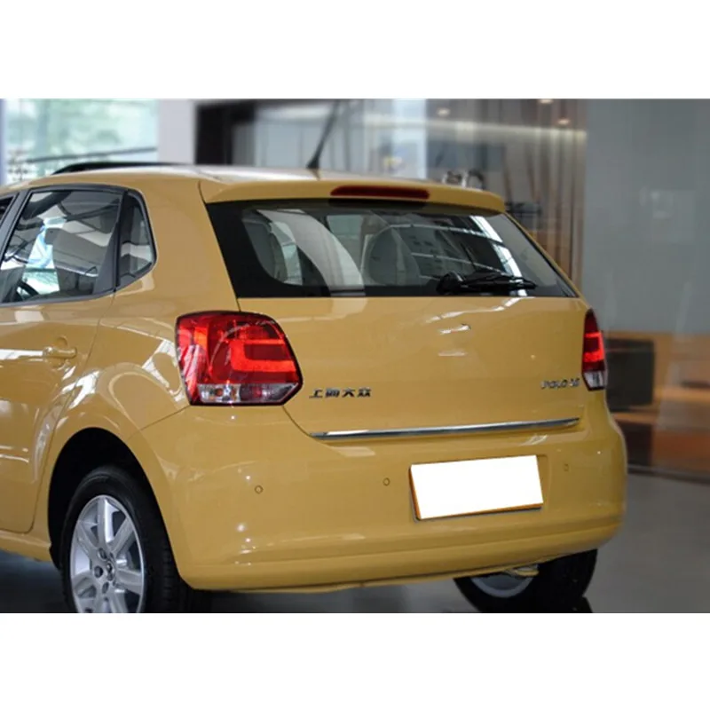 Для Защитные чехлы для сидений, сшитые специально для Volkswagen POLO 2011- Высокое Качество нержавеющая стальная наружная дверь порог гвардейский Обложка отделки салона авто