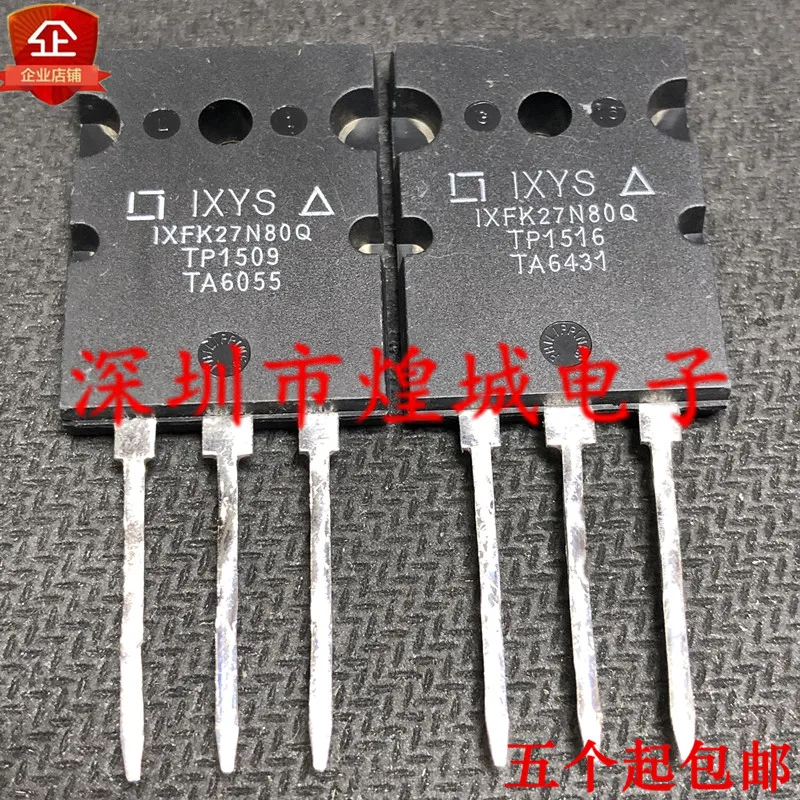 

5PCS/Lot IXFK27N80Q ½ TO-264 800V 27A 5