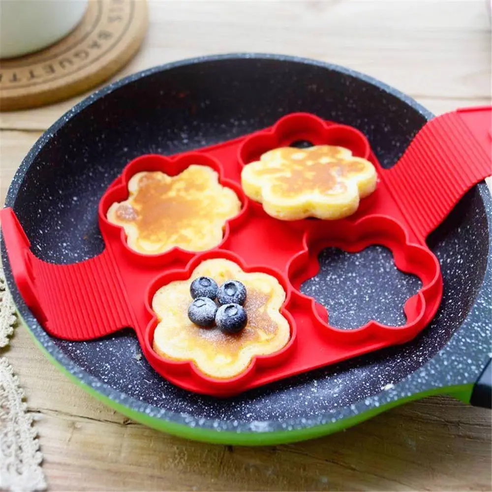 

Pancake Egg Ring Maker Nonstick Cooking Tool Round Heart Pancake Maker Egg Cooker Pan Flip Eggs Mold Kitchen Baking Accessories