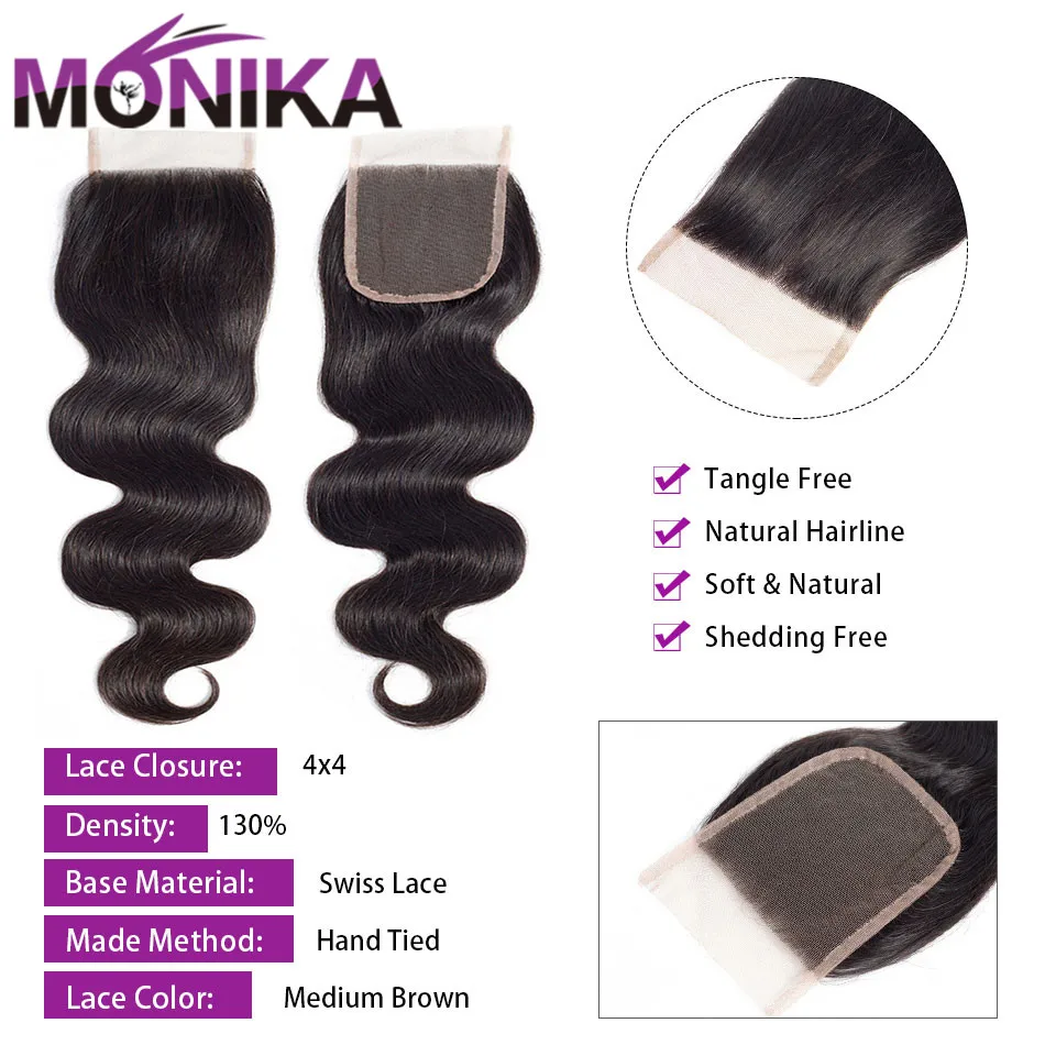 Monika волосы на шнуровке индийские синтетические волнистые человеческие не Реми