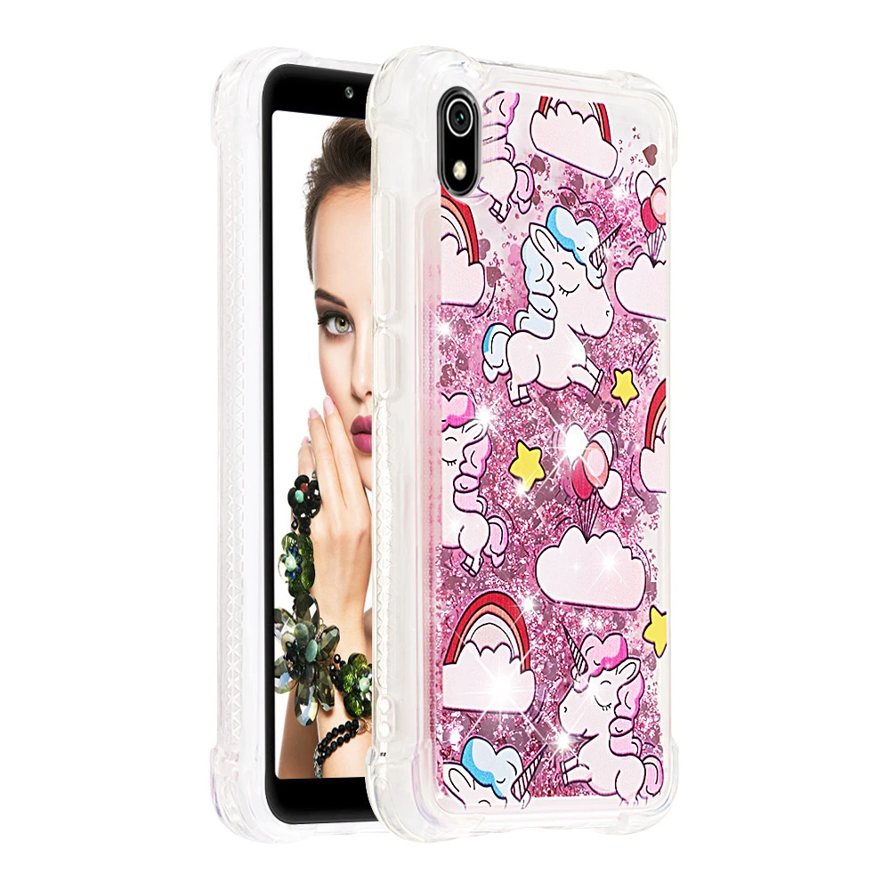 Модный Шикарный чехол для телефона s для Xiao mi Red mi K20 K20 Pro 7A 6 S2 mi A2 Lite, роскошный мягкий чехол с жидким зыбучим песком, блестящий чехол