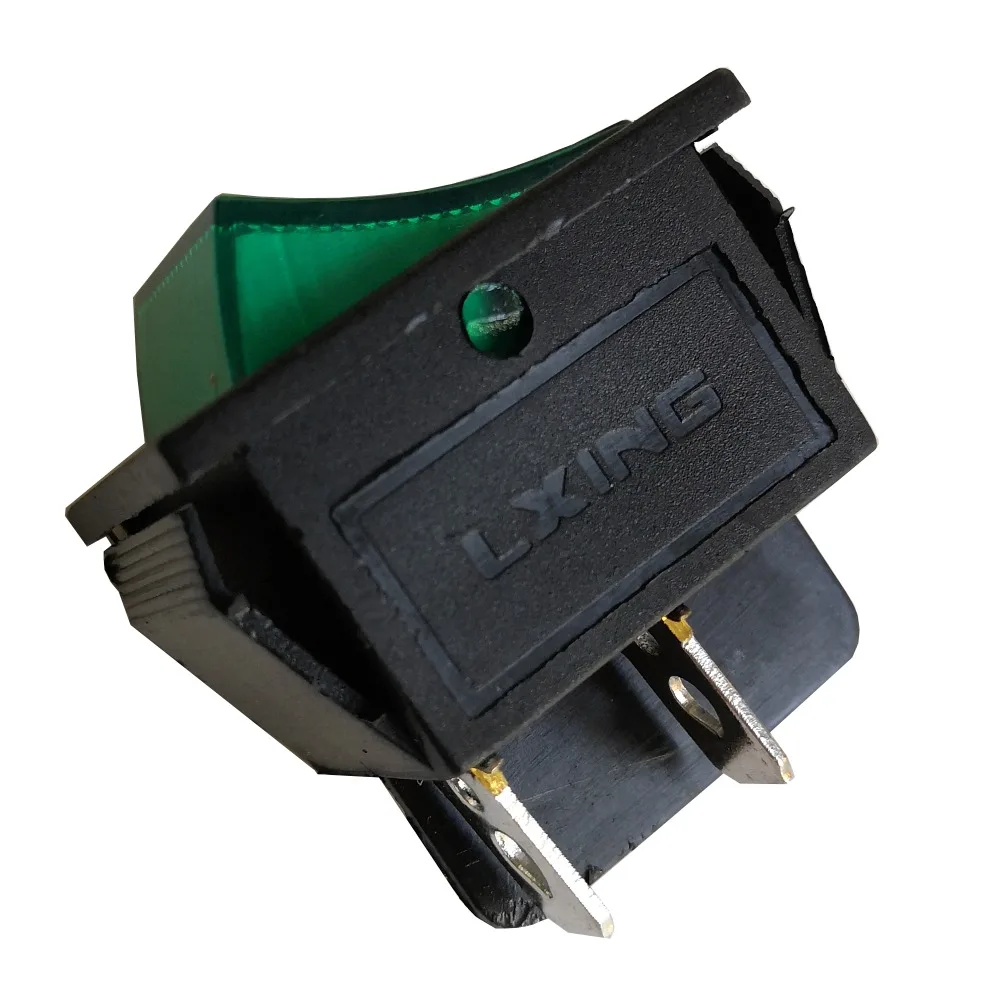 KCD4 4Pin Green Switch 5