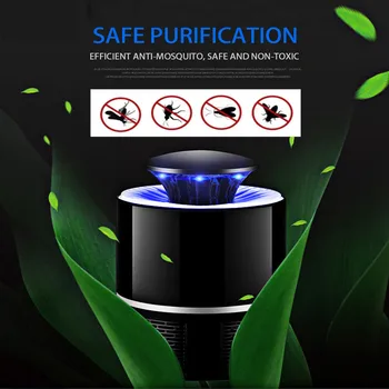 

LED Mosquito Killer Lamp USB Electric Photocatalystic Mute Radiationless Insect Flies Trap Lamp Home Outdoor Repellent Lamp