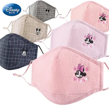 

Disney 3pcs Mickey Minnie Mouse Cartoon Children's Protective Mouth Face Masks Boys Girls Reusable Dust-proof Washable Mask