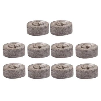 

10Pcs Nursery Block Peat Pellets Seed Starter Thumb Seedling Soil Block 31mm