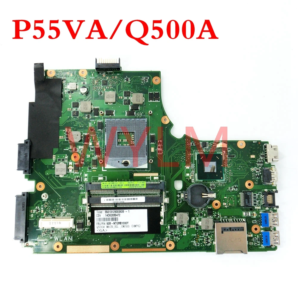 Q500A/P55VA DDR3 плата REV2.1 для ASUS Q500A P55V P55VA Материнская ноутбука 60 NTGMB1000 B01 тестирование