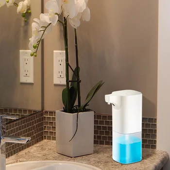 

Automatic Induction Sensor Foaming 350ML Soap Dispenser Infrared Sensor Foaming Hand Washer Soap Dispensers For Bathroom Kitchen