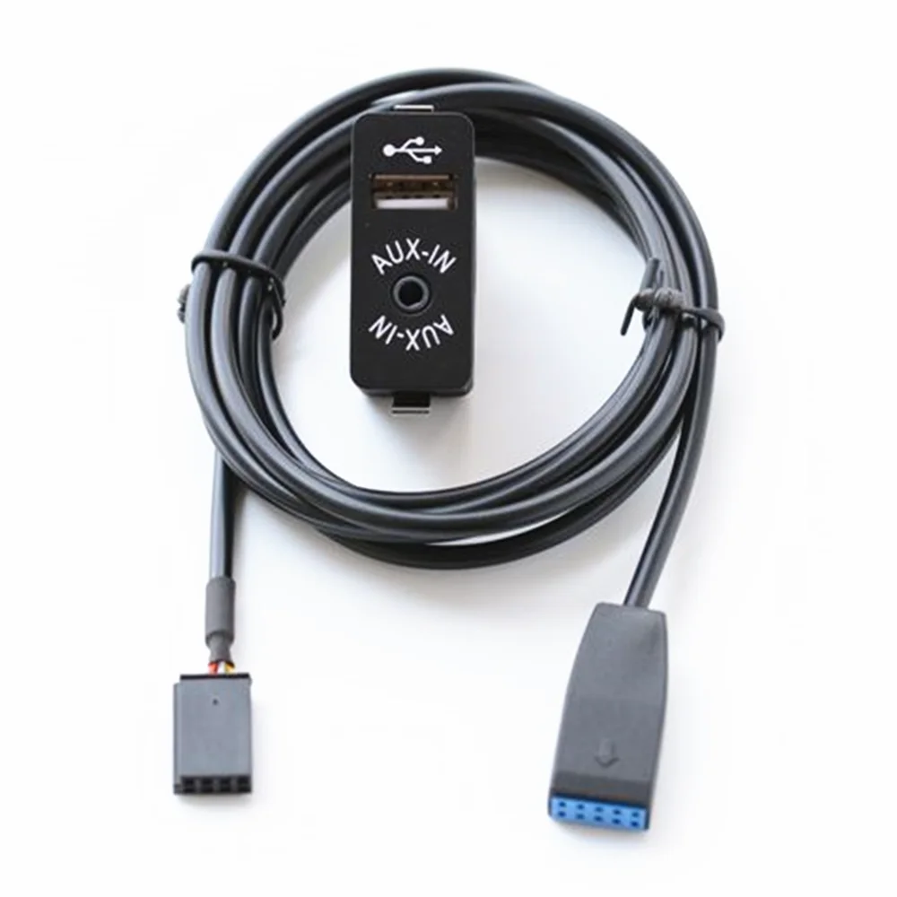 Car Cd Changer Original Aux In Usb Socket Part Replacement Harness Cable Adapter For Bmw E46 3