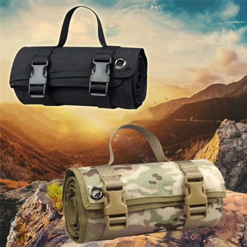 

Tactical Shooting Mat Waterproof Lightweight Roll-Up Nylon Cloth Remote Shooting Hunting Outdoor Mat Non-padded 1000D nylon