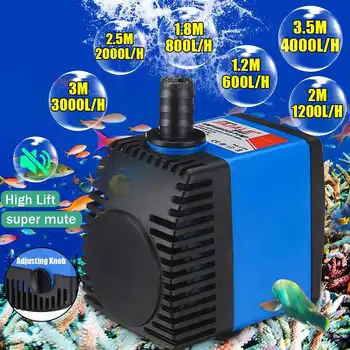 

Submersible Water Pumb 12W 18W 22W 45W 55W 75W Aquarium Fish Pond Tank Pump Detachable Cleanable Durable ABS Material