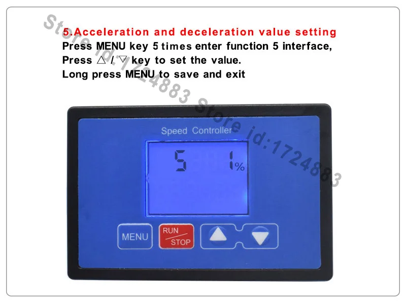 LCD Smart Digital Display DC Motor Speed