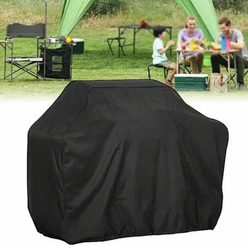 

Universal BBQ Grill Cover Easy Clean Oxford Cloth Home Kitchen Tool Patio Fade Resistant Full Protection Waterproof Gas Barbecue
