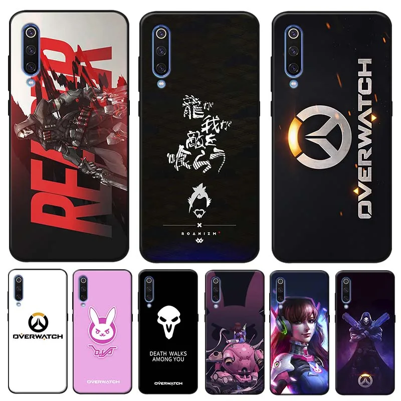Overwatch Обложка для samsung galaxy a50 a70 a30 a40 a20 s8 s9 s10 plus прозрачный однотонный Мягкий