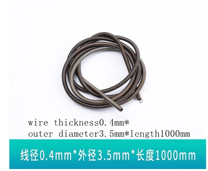 1pcs Spring tension spring wire thickness 0.2-0.4mm long 1000mm with hook spring flexible steel spring
