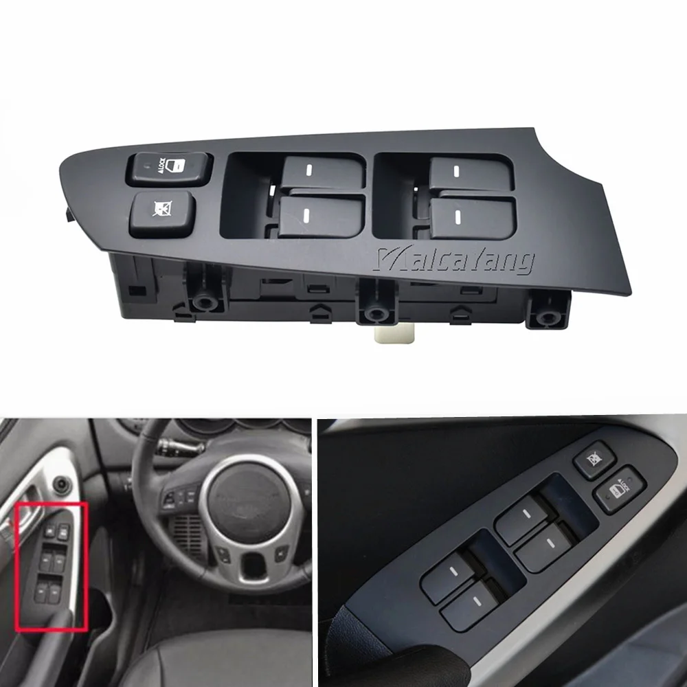 Interruttore Alzacristallo Elettrico Principale Porta Anteriore Sinistra 14 Pin Per Kia Forte Cerato Koup 2010 2013