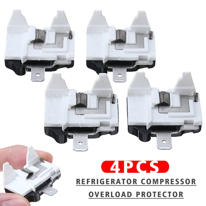 

Mayitr 4pcs/set Refrigerator Overload Protector R600A Middle Type Freezer Compressor Overload Protector High Quality