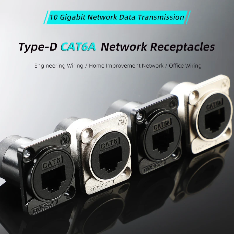 Avssz-conector de Rede com Base de Ancoragem Tomada de Telefone tipo d Redondo Crimpagem Rj45 Cat5e Cat6 Cat6a Rj45 Cat3 Rj11 Pólos - Imagem 6