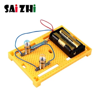 

Saizhi DIY Parallel lamp Model Building Kits Toys STEM Toys for Children Educational Science Experiment Technology Invention