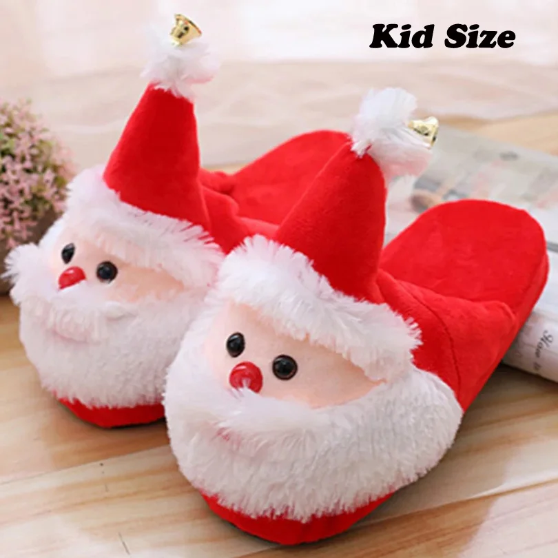 Kids Size Тапочки с единорогом для малышей; пижамы кигуруми; Детские теплые домашние тапочки; домашняя обувь для мальчиков и девочек; повседневная одежда для костюмированной вечеринки - Цвет: Kids Size