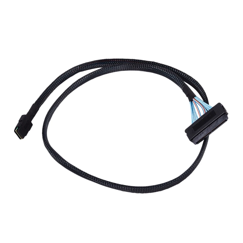 

Hot Sale 1M Mini SAS 36PIN SFF-8087 to SFF-8484 SAS 32 Pin Data Cable Latch Cable