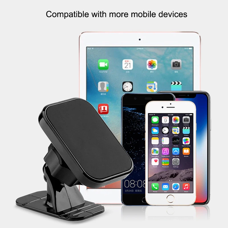 Универсальный магнитный автомобильный держатель для телефона с поворотом на 360 градусов C66