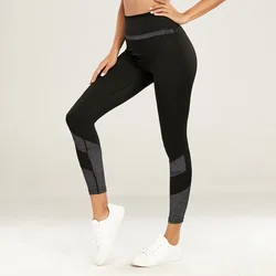 2021 Europe and the United States cross-border running tight waist exercise pants nine minutes of pants 2021 Europe and the United States cross-border running tight waist exercise pants nine minutes of pants