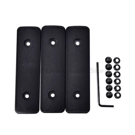 

Tactical 4" Keymod Rail Handguard Panel Cover Key Mod Protectors Polymer Hunting Accessory for Airsoft 3Pcs/Set HT37-0059