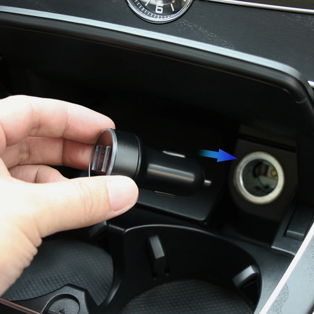 3.1A светодиодный дисплей USB зарядное устройство для телефона автомобильное 12 24 В