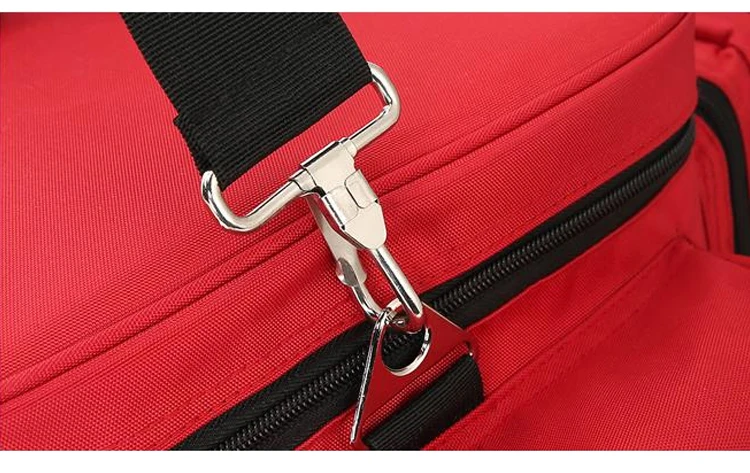 Outdoor First Aid Medical Bag Isolation Multi-pocket Large Storage Portable Cross Emergency Medical Bag Sports Travel Nylon Bag (11)