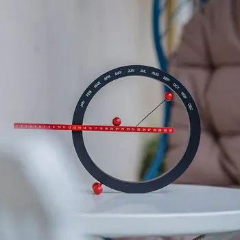 

2019 Ins Nordic Style Creative Fashion Time Perpetual Table Calendar Manual Desk Calendario Home Decoration Best Birthday Gift