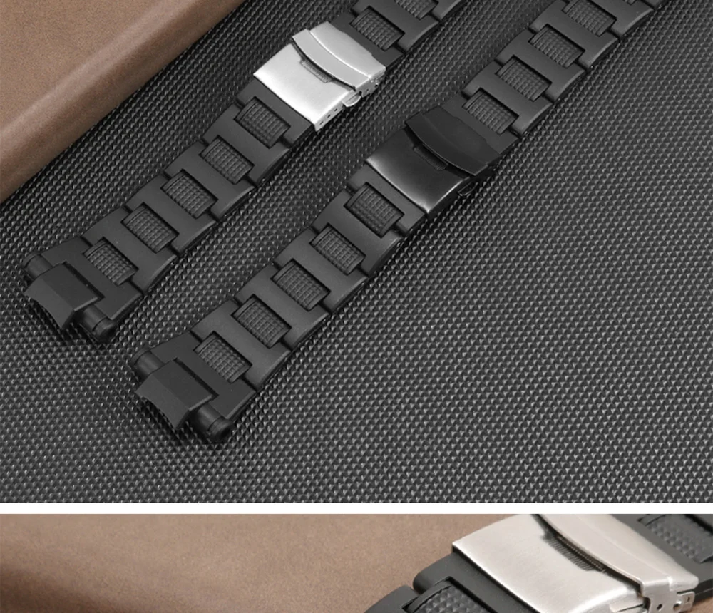Replacement Casio GA1100 GW A1000 1100 5240 5311 Series Modified Plastic  Steel Watch Strap Men's Black Wristband|Watchbands| - AliExpress