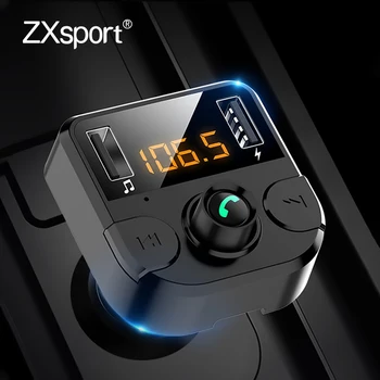

Car Fm transmitter Bluetooth 5.0 Car Mp3 Player Modulator Adapter For Skoda Octavia 2 A7 A5 Armrest ii Fabia Rapid Superb 1 2 3