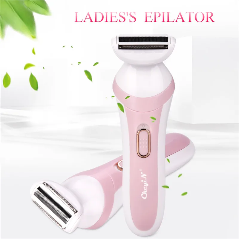 Женский эпилятор с питанием от аккумулятора, электрический аппарат для удаления волос, для бритья, бикини, для депиляции ног, для депиляции тела, Женская бритва