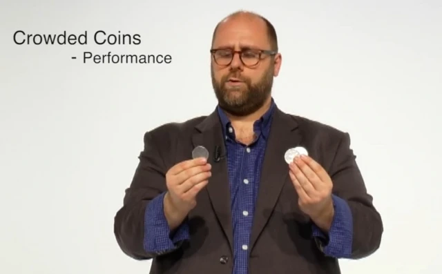 

Crowded Coins By Paul Wilson magic