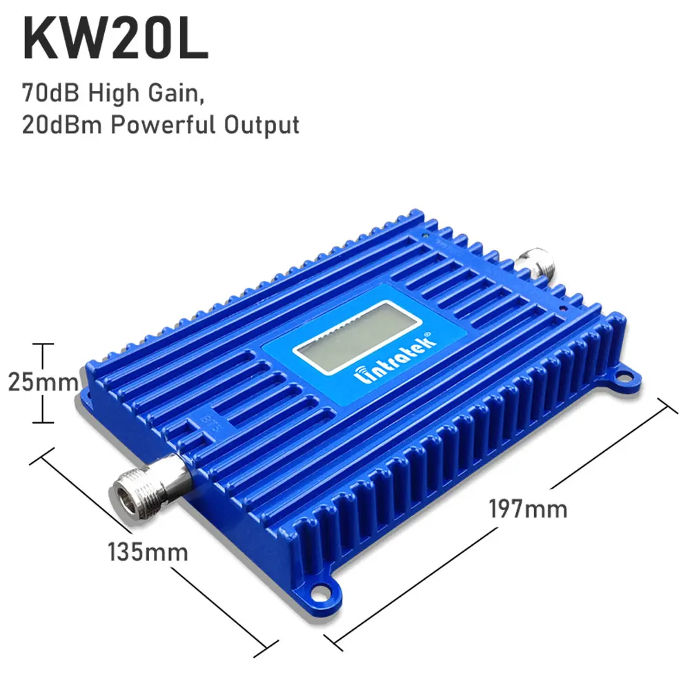 Skup Lintratek GSM Repeater 2G wzmacniacz sygnału 900mhz wzmacniacz sygnału komórkowego GSM 900 wzmacniacz głosu i komunikacji 70dB ALC