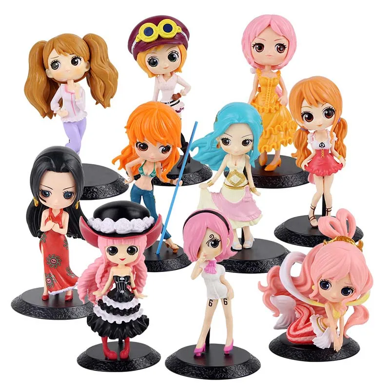 11 15cm Op Anime Figure Toys Q Posket Princess Nami Boa Hancock Rebecca Shirahoshi Vivi Pudding Reiju Koala Anime Model Dolls Action Figures Aliexpress