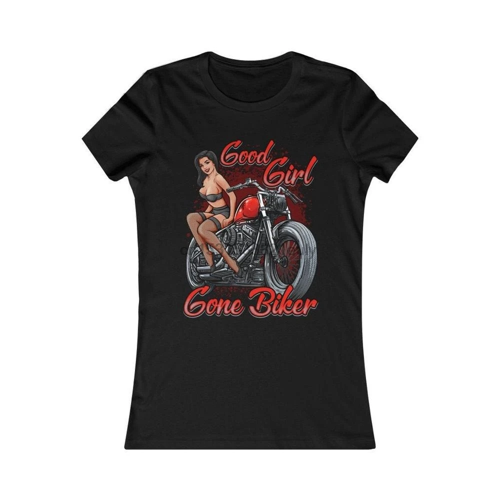 biker chick t shirt