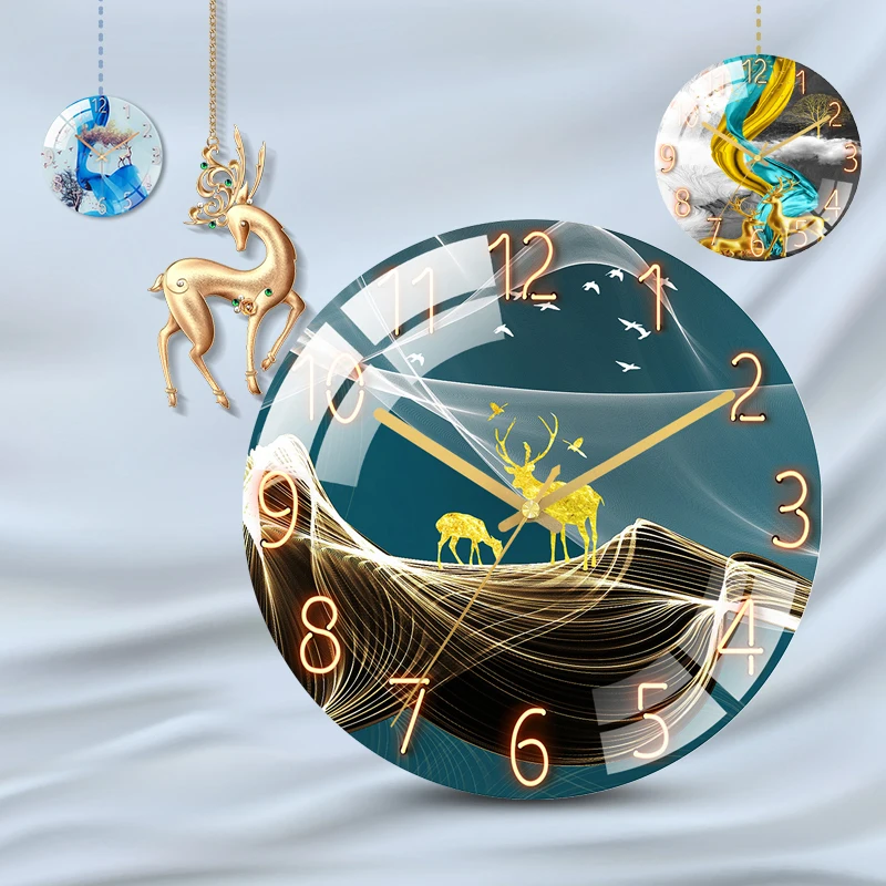 

Dilan-Modern Quartz Wall Clock Creative Watch Living Room Household Decoration Bedroom, Fashion