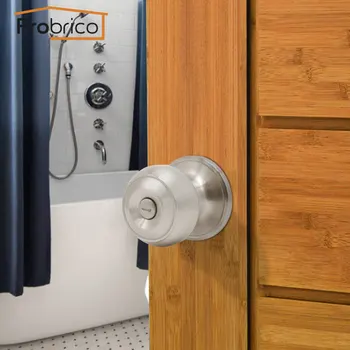 

Probrico Interior Door Knobs Rotation door with Lock core Handles Keyless Privacy Lock for Bedroom bathroom wooden door hardware