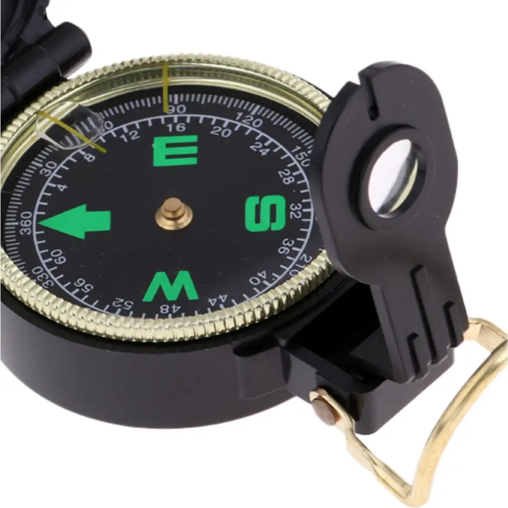 Military Army Sighting Compass with Map Measurer Distance Calculator Great for Hiking, Camping, Boating, Backpacking