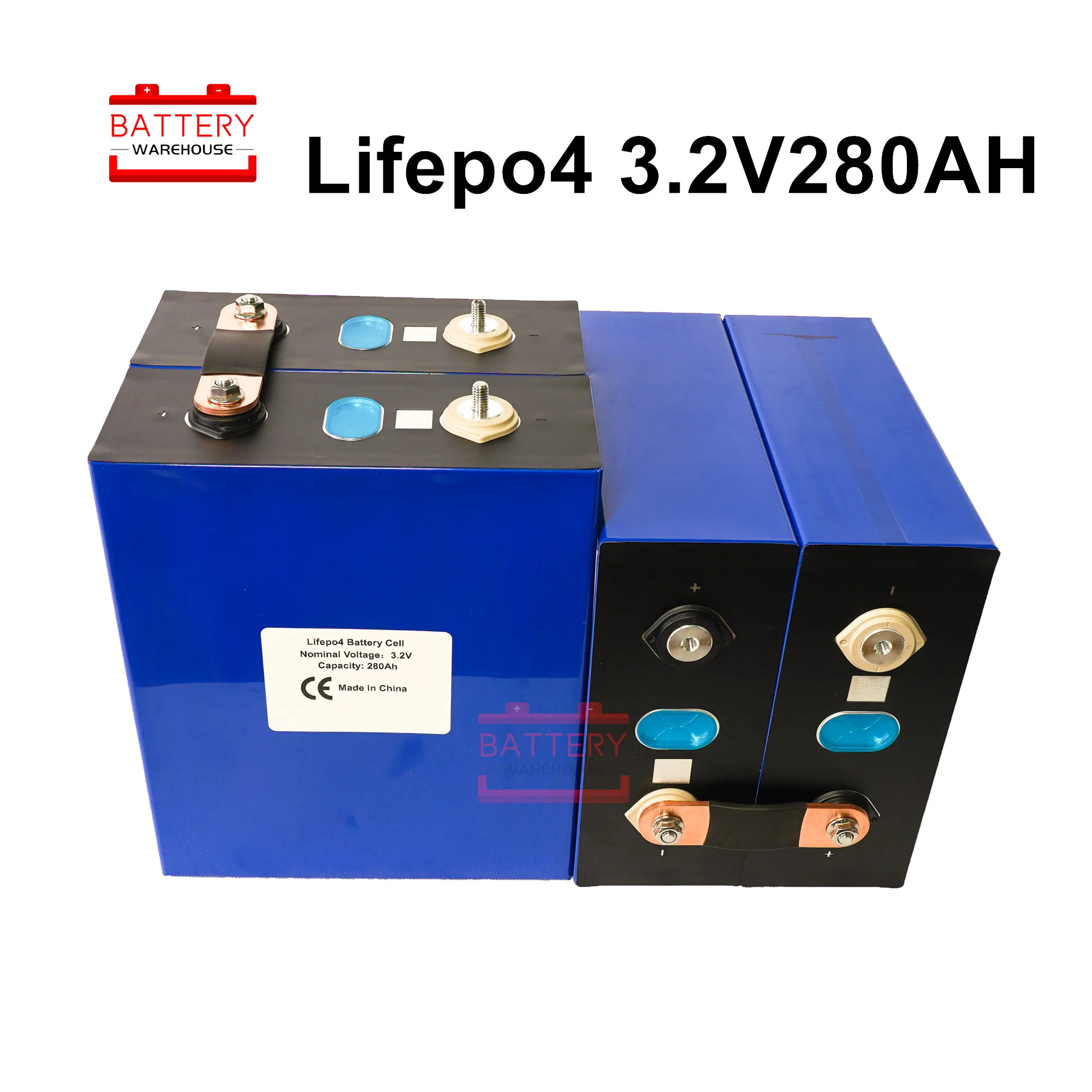 8 шт. 3.2V280AH LIFEPO4 батареи новые аккумуляторные батареи литиевые железные для 24V300AH для RV SOLAR EV морской ЕС США TAX FREE