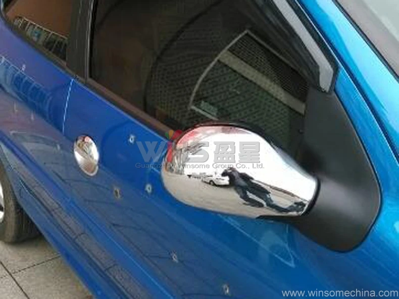 Хромированная дверная зеркальная Крышка для Peugeot 206 207 Citroen C2 автомобильные